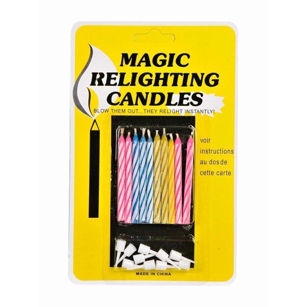 Magic Candles (Multicolour Pack of 10pcs)