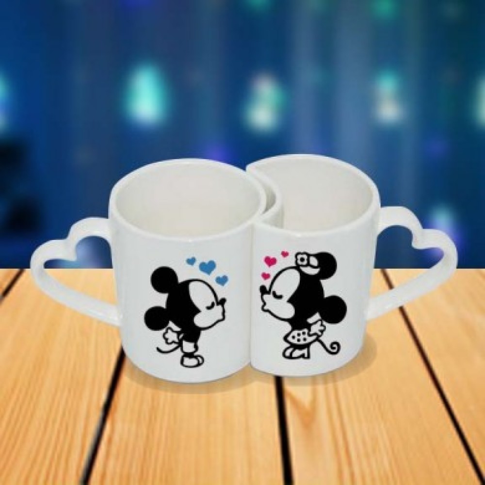 Personalized Mickey Mouse Couple Coffee Mug