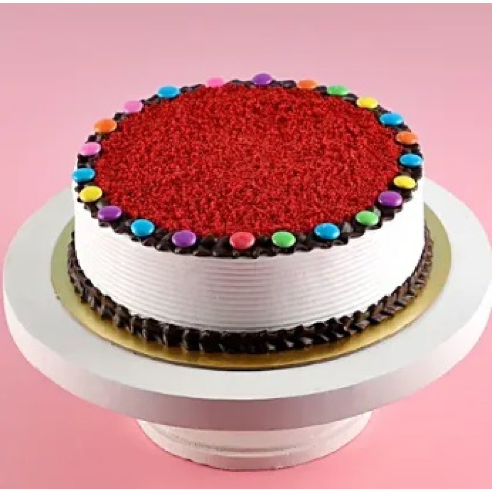 Red Velvet Gems Cake